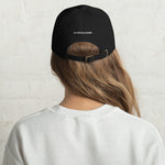 White 'R' Ball Cap Color Black | U-Rock Nation Apparel