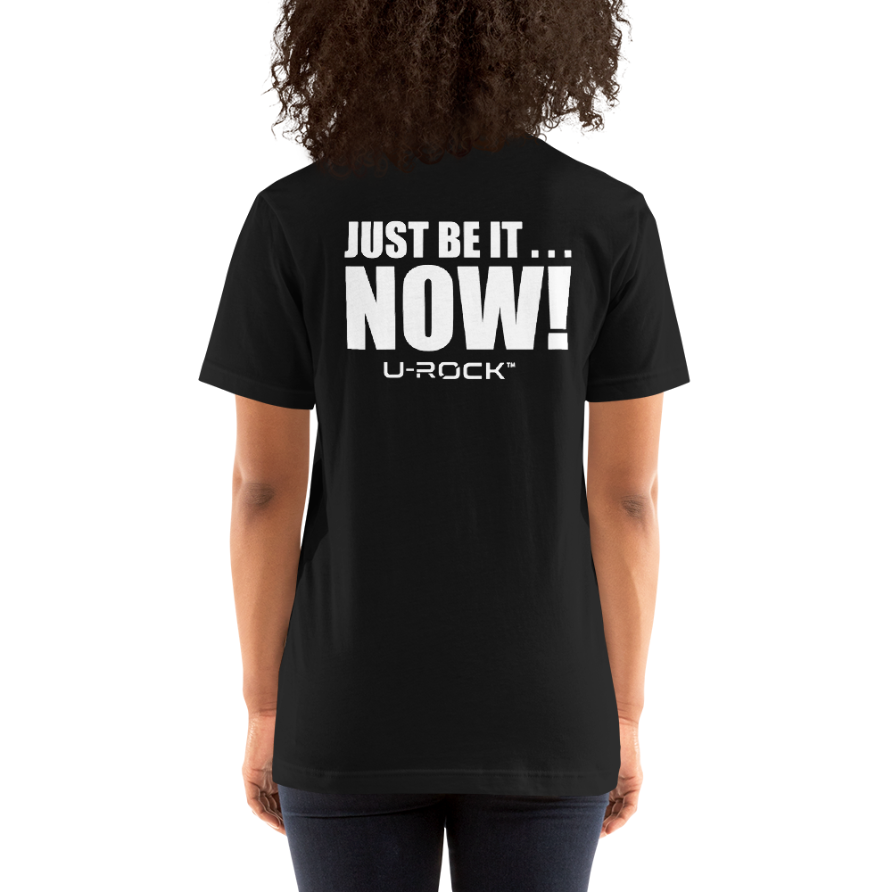 Short-Sleeve 'Just Be It' T-Shirt Color Black | U-Rock Nation Apparel