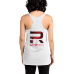 Racerback 'Reach for the Stars' Tank Color Heather White | U-Rock Nation Apparel