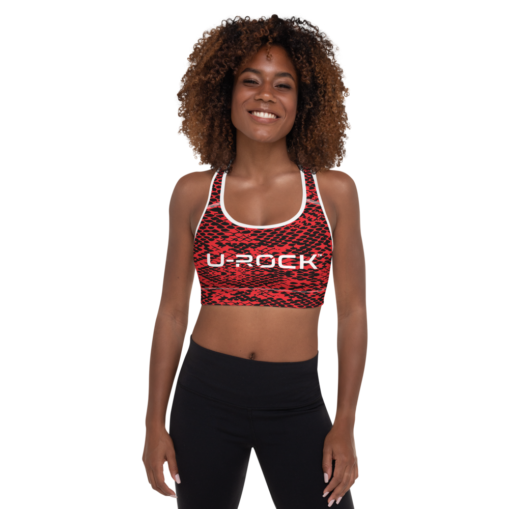 Padded 'Snake' Sports Bra Size XS | U-Rock Nation Apparel