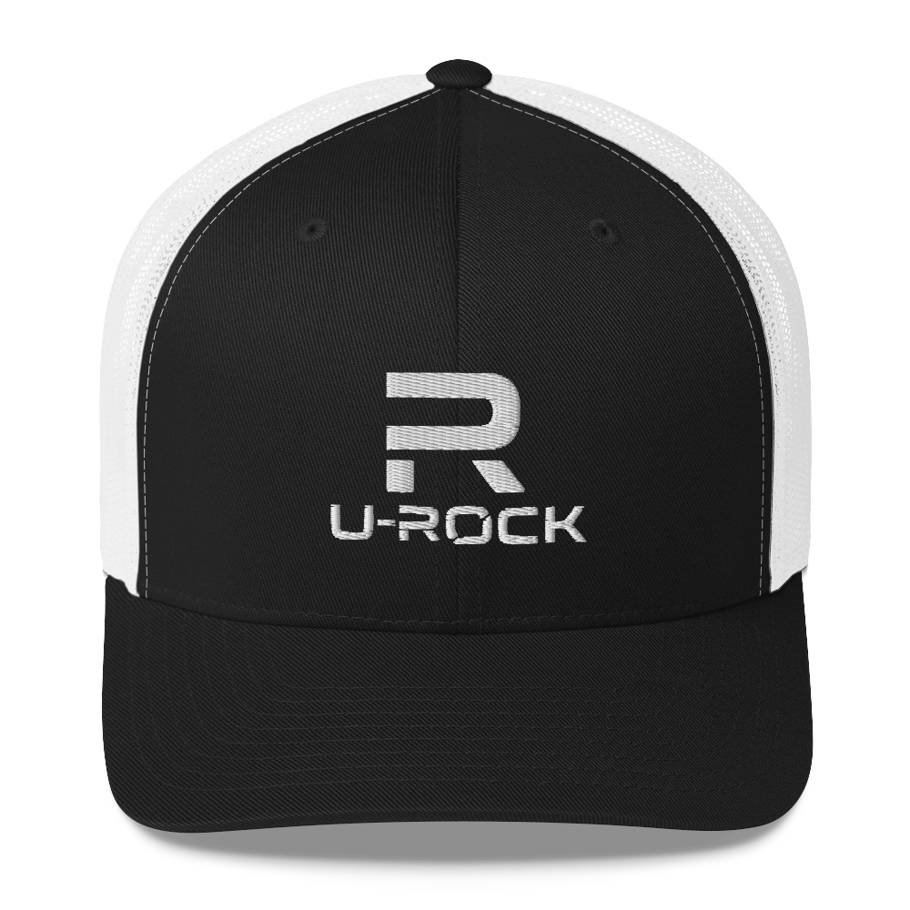 'U-Rock' Trucker Cap Color Black | U-Rock Nation Apparel