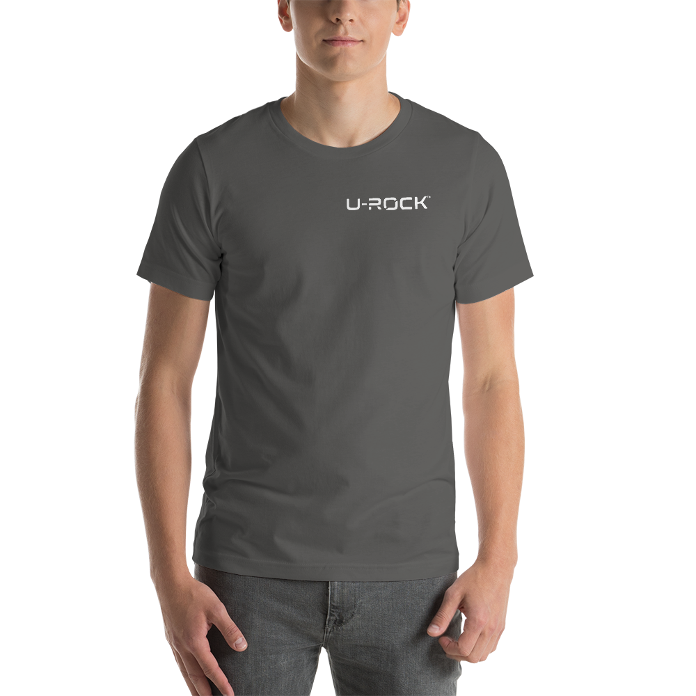 Short-Sleeve Simple T-Shirt Color Black | U-Rock Nation Apparel