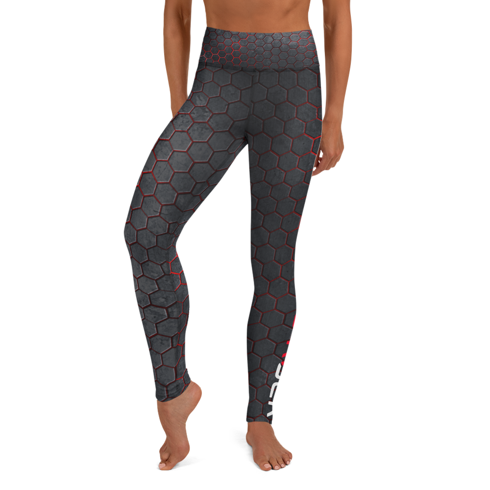 Yoga 'Honeycomb' Leggings Size XS | U-Rock Nation Apparel