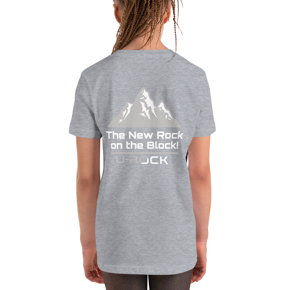 Youth 'New Rock' Short Sleeve T-Shirt Color Black | U-Rock Nation Apparel