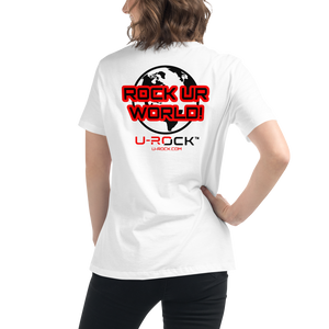 'Rock Ur World' T-Shirt Color White | U-Rock Nation Apparel