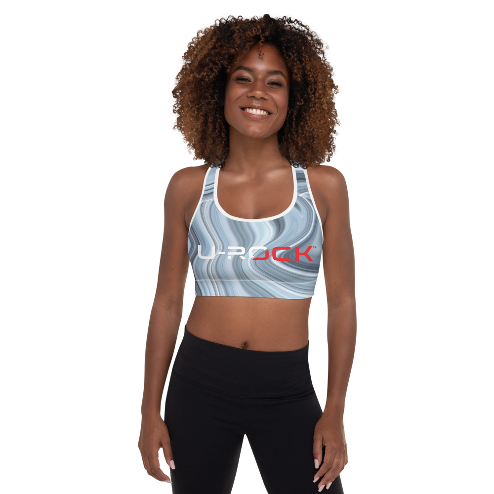 Padded 'Stone' Sports Bra Size XS | U-Rock Nation Apparel