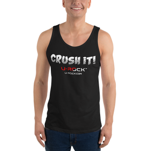 'Crush It' Unisex Tank Top Color Black | U-Rock Nation Apparel
