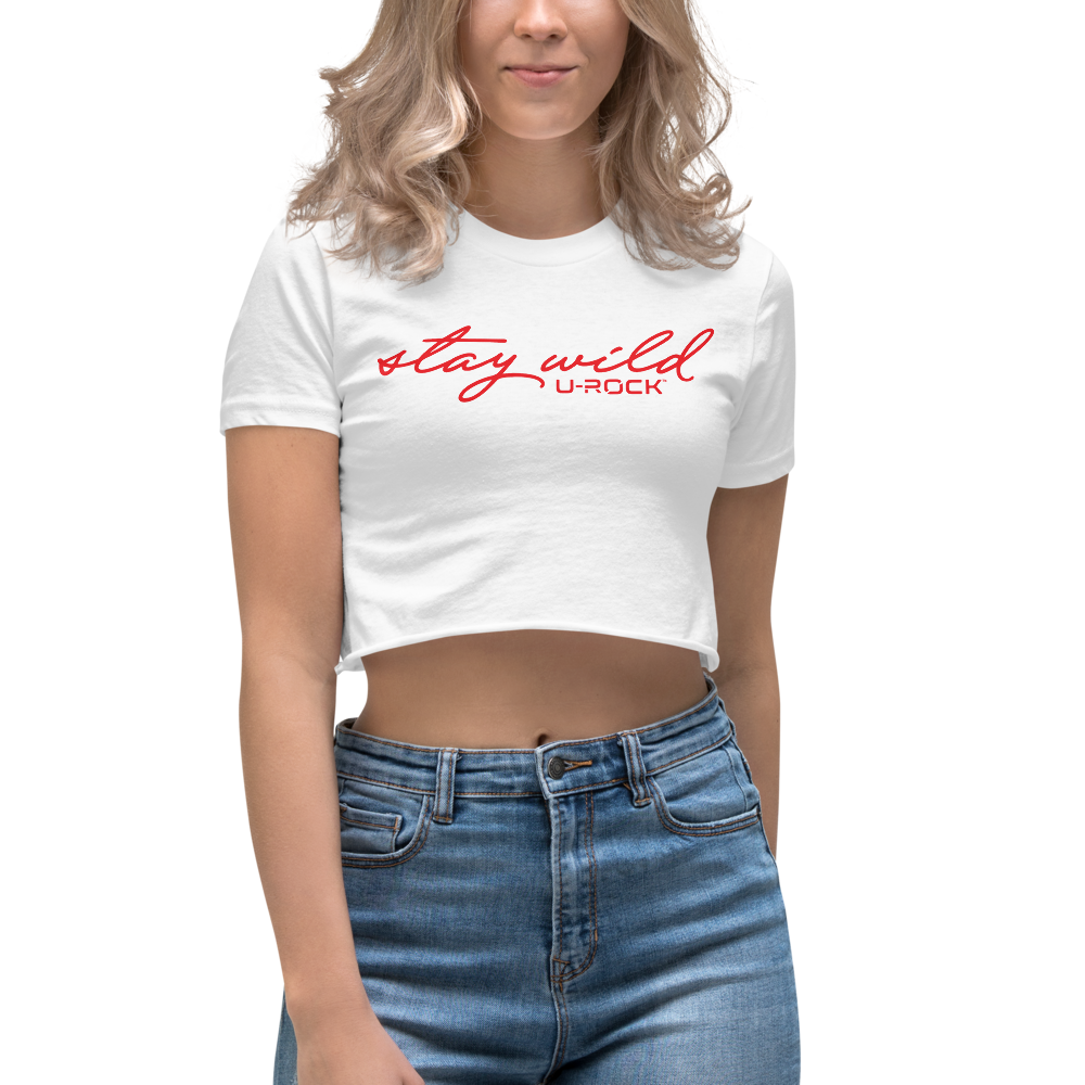 'Stay Wild' Crop Top Size S | U-Rock Nation Apparel