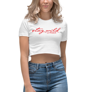 'Stay Wild' Crop Top Size S | U-Rock Nation Apparel