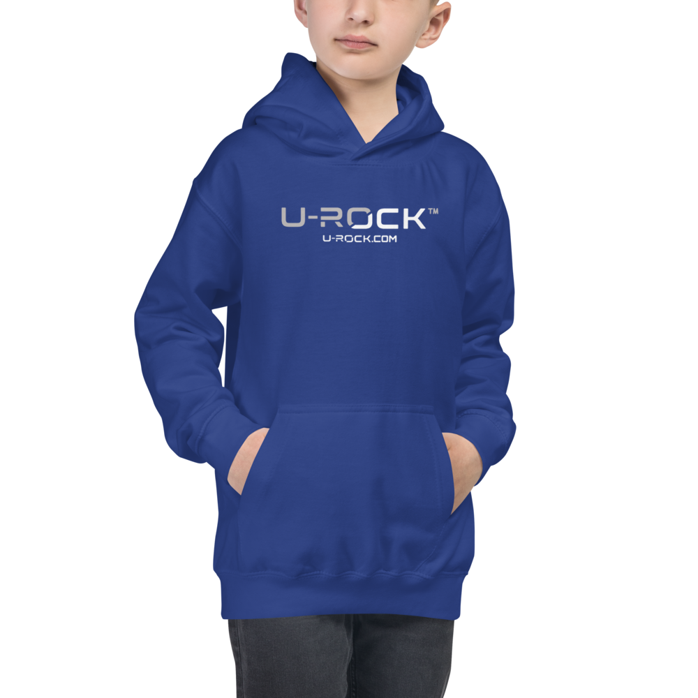 Kids 'Rock It' Hoodie Color Jet Black | U-Rock Nation Apparel