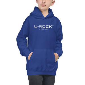 Kids 'Rock It' Hoodie Color Jet Black | U-Rock Nation Apparel