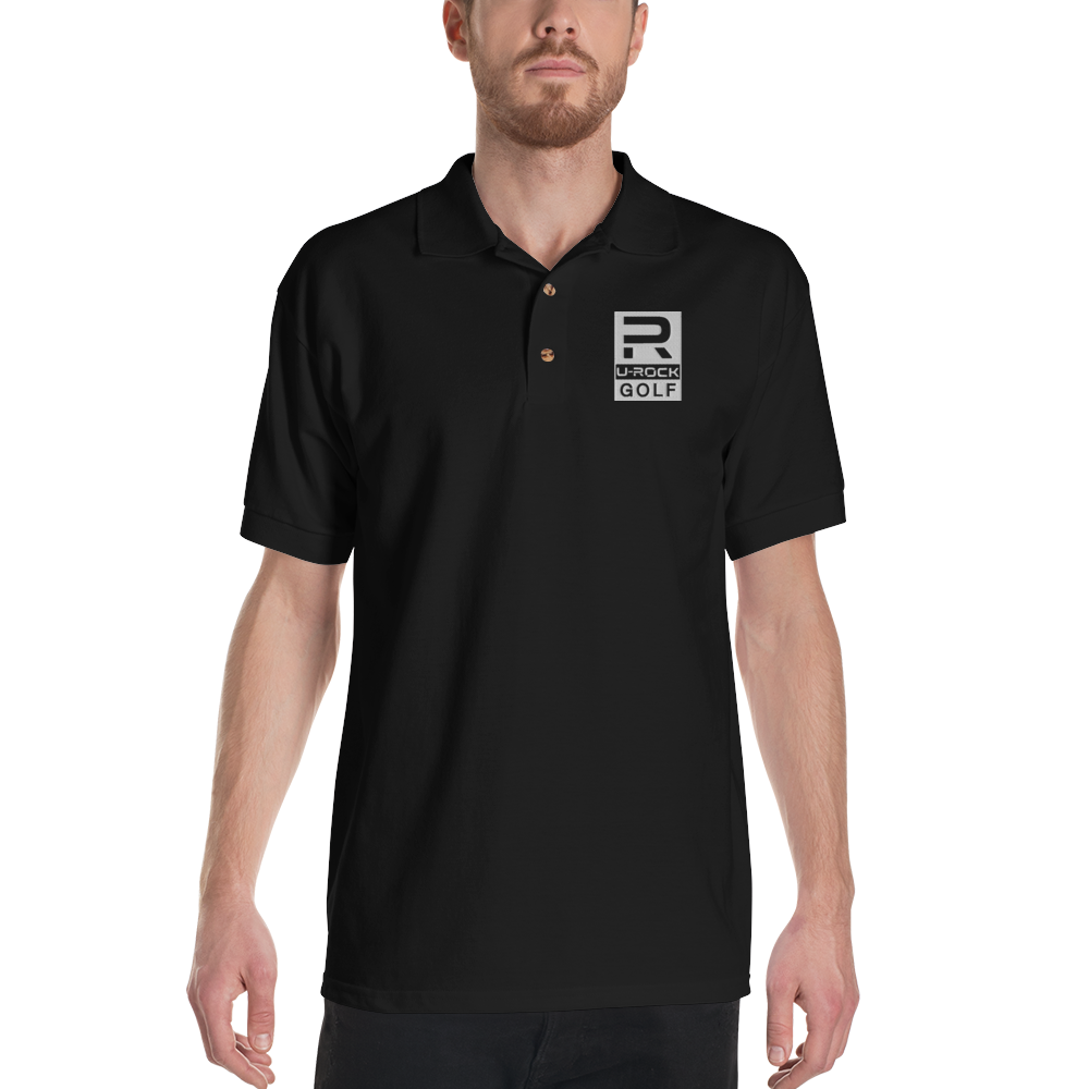 Polo 'Golf' Shirt Color Black | U-Rock Nation Apparel