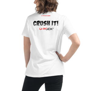 'Crush It' T-Shirt Color White | U-Rock Nation Apparel