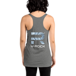 Racerback 'Stone' Tank Color Vintage Black | U-Rock Nation Apparel