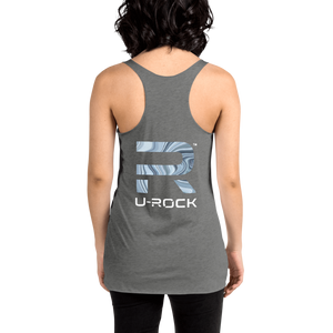 Racerback 'Stone' Tank Color Vintage Black | U-Rock Nation Apparel